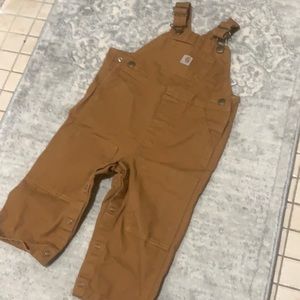 LIKE NEW 💙Carhartt Bibs- 18 months